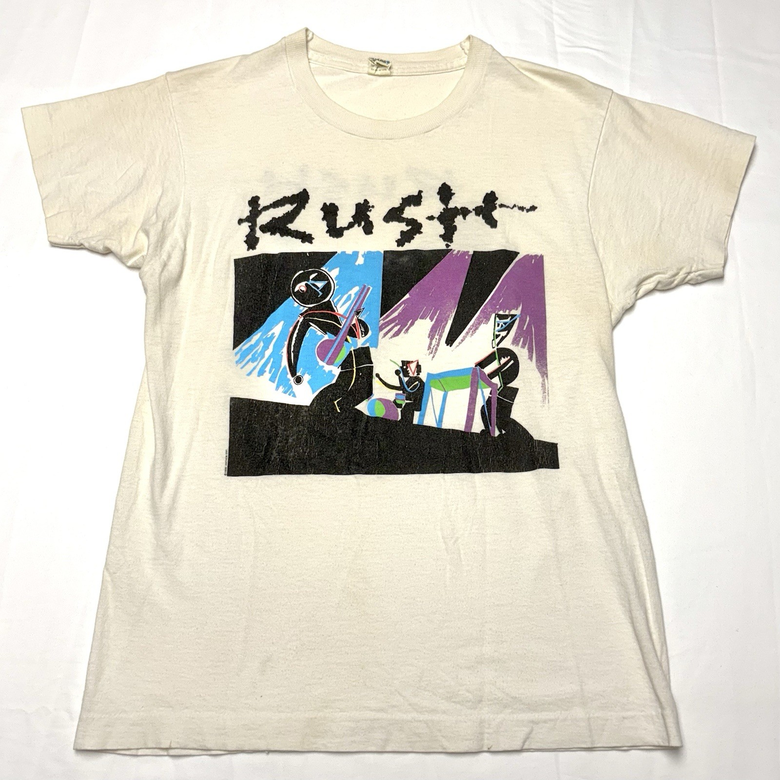 Vintage 1990 Rush A Show of Hands Concert Tour T-Shirt (See Description)