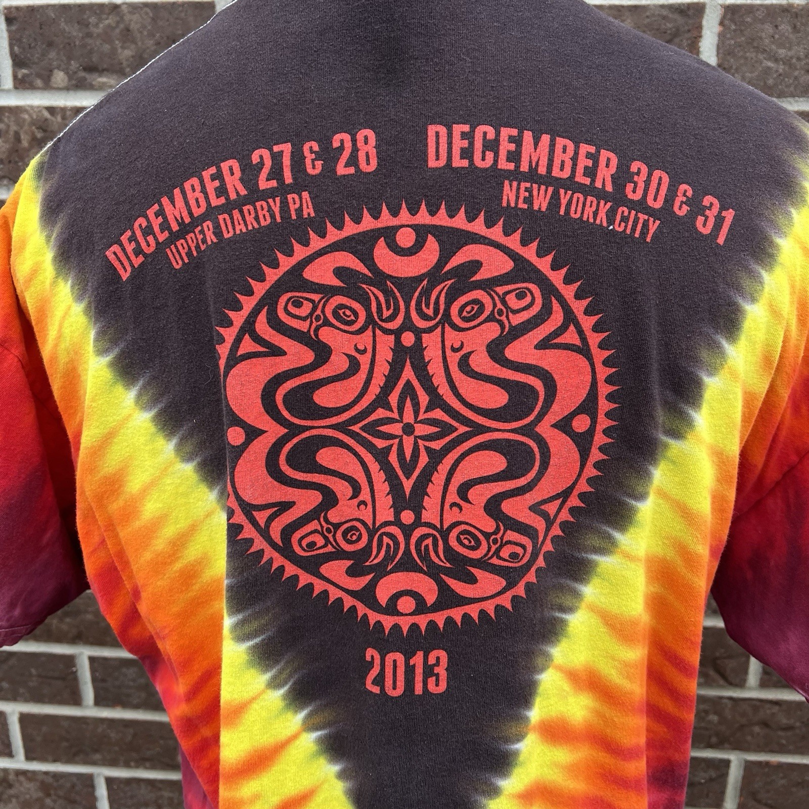 Gov't Mule 2010/11 NYE Run Upper Darby/NYC Tie Dye Concert Show T-Shirt XXL 2XL gallery