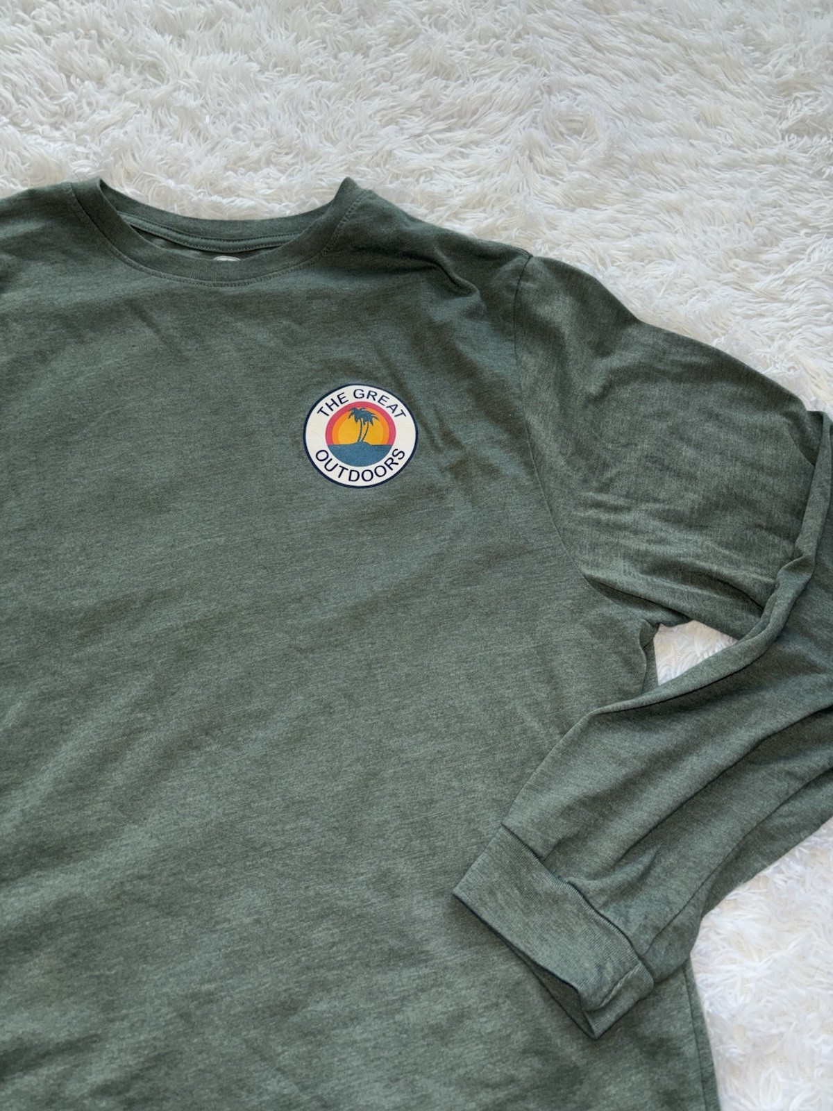 Home Free Men’s Sz. 2XL Green “ Great outdoors Florida” Long Slv Tee gallery