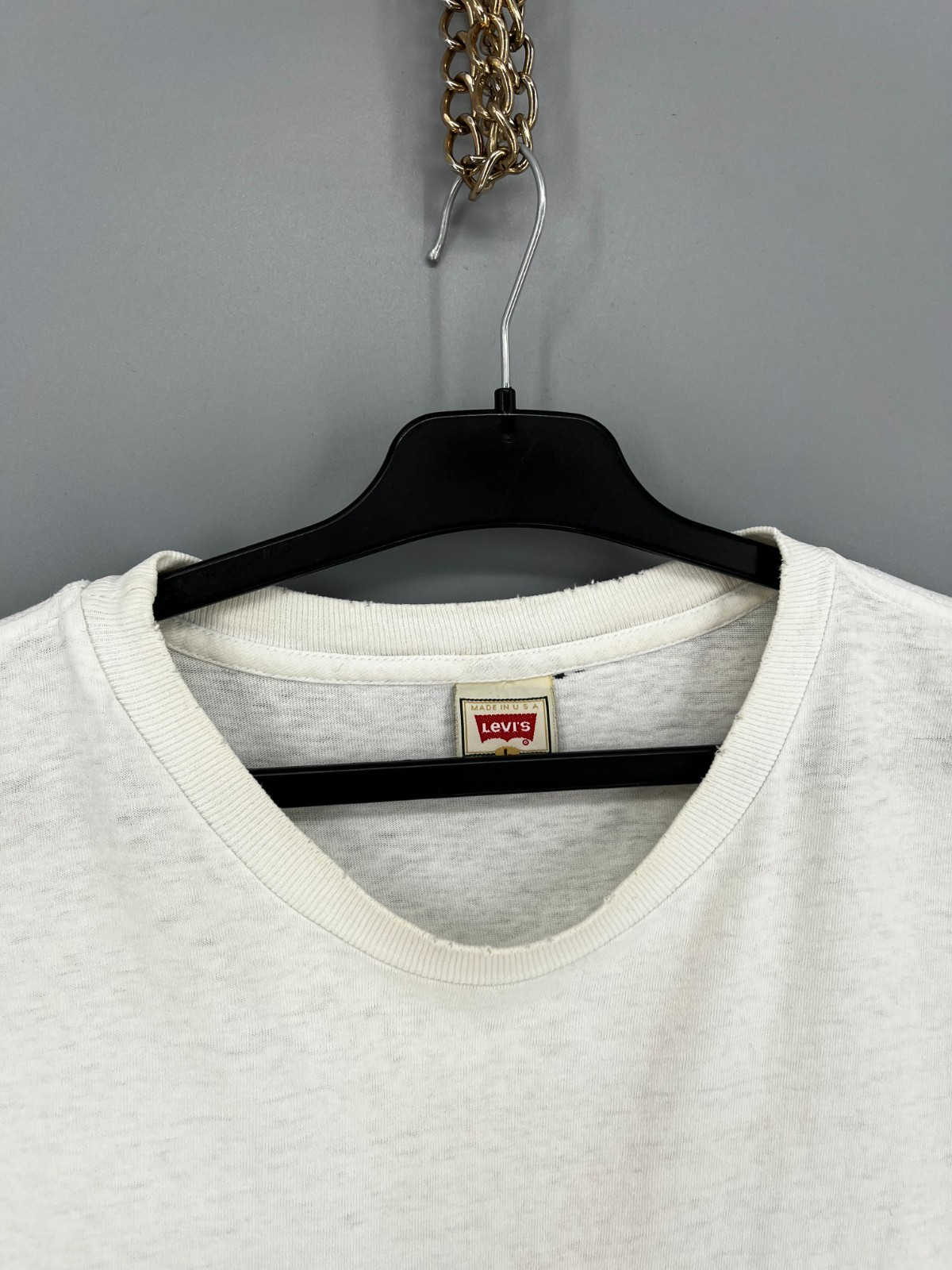 Vintage 90s Levi’s 501 T shirt mens tee Rare Men’s Size L Made in USA gallery