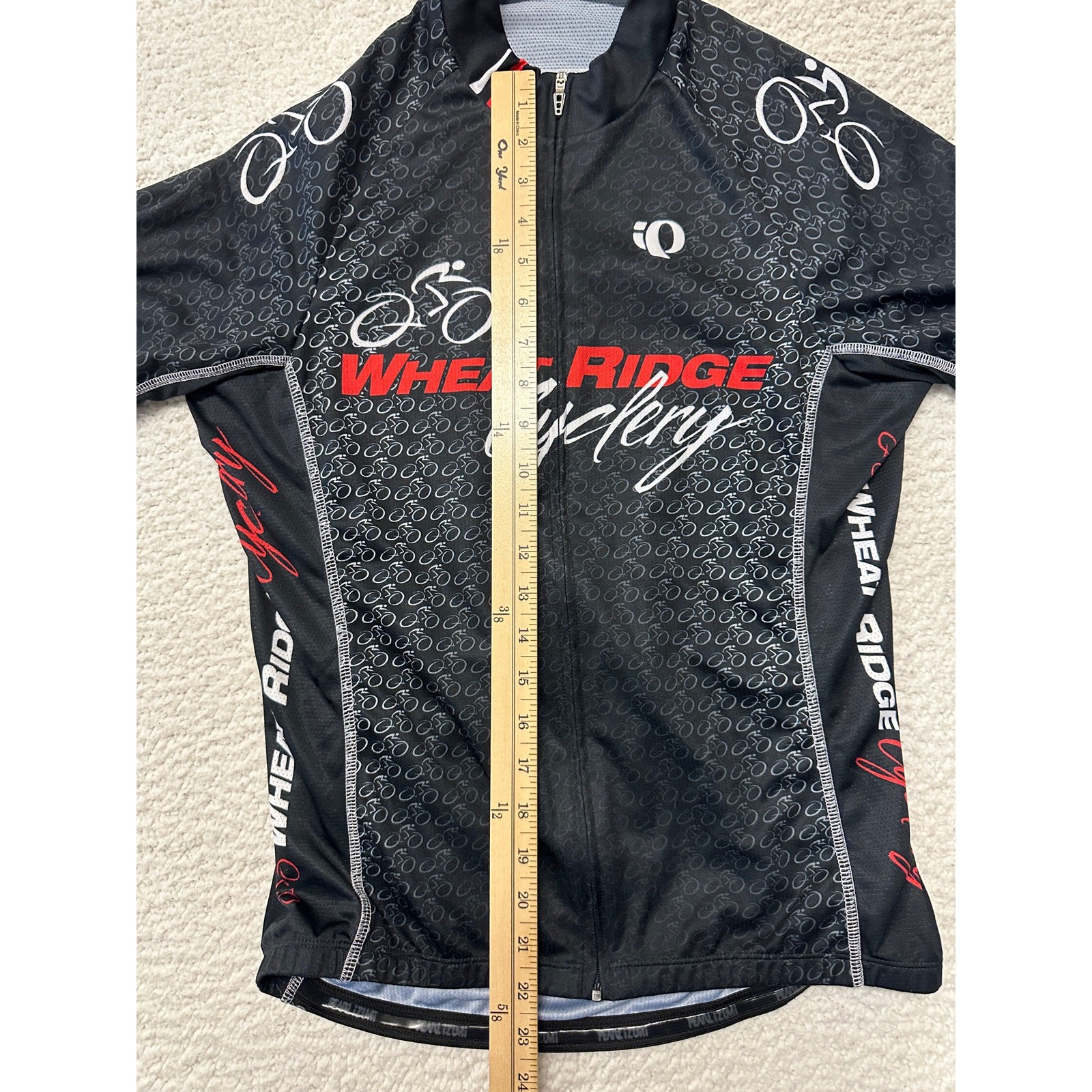 Pearl Izumi Mens Wheat Ridge Cyclery Full Zip Cycling Jersey Small gallery