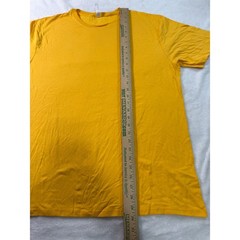 Royal Avalon Sun-Ray UV Protection Bamboo Blend T-Shirt Mens Large Yellow Solid