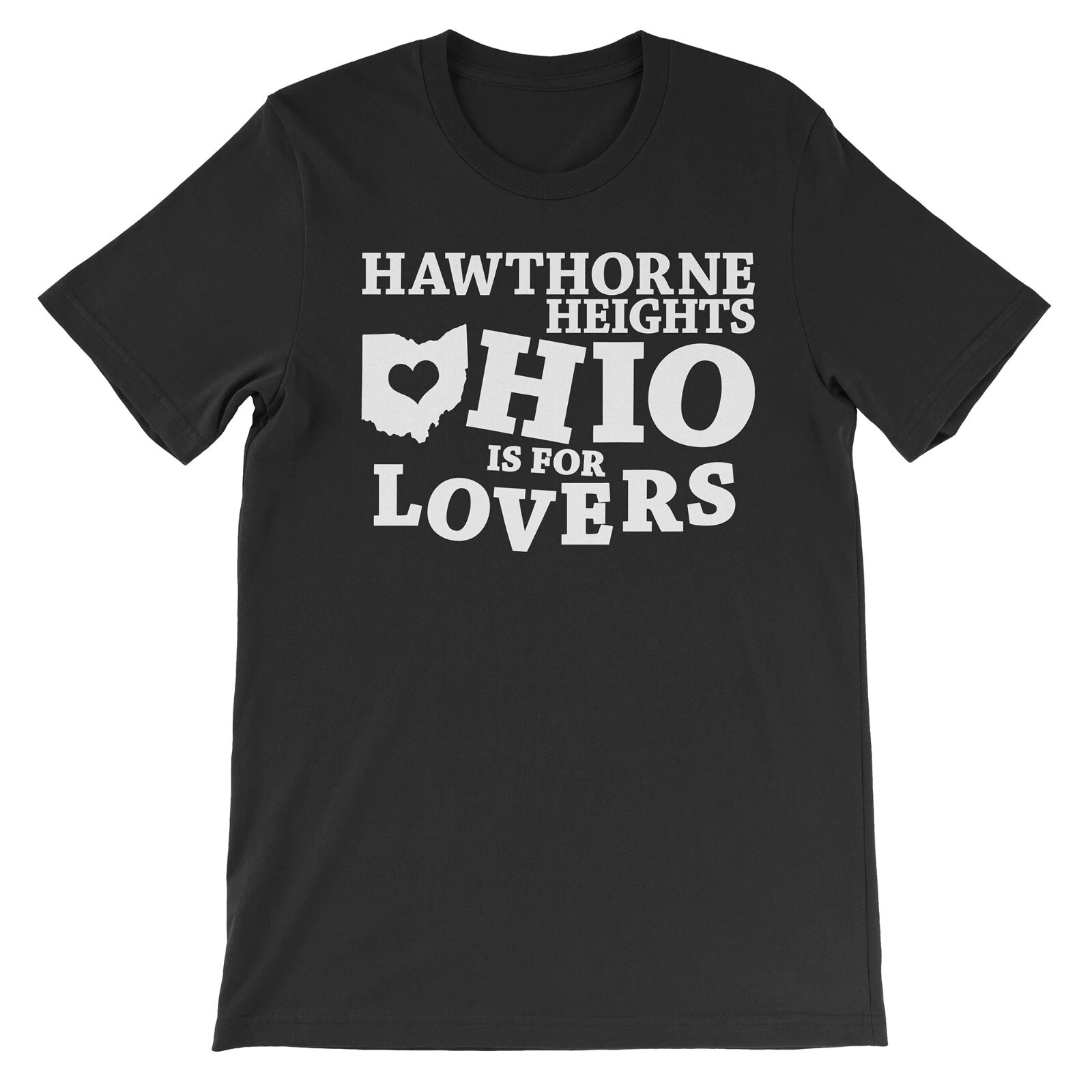 Hawthorne Heights Ohio Is For Lovers T-Shirt Black Cotton All size S-5XL gallery