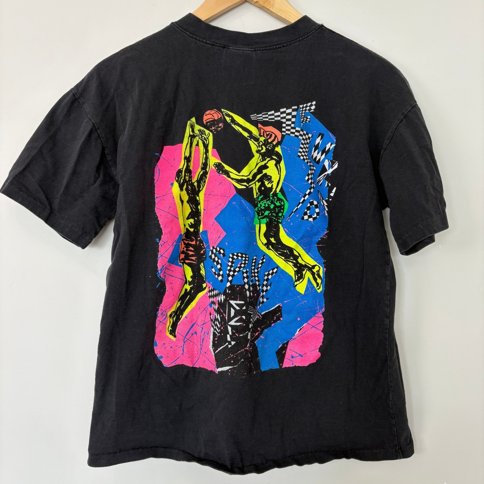 Vintage Furvo Global Quality Spike Set Graphic T Shirt Mens XL Black Made in USA gallery