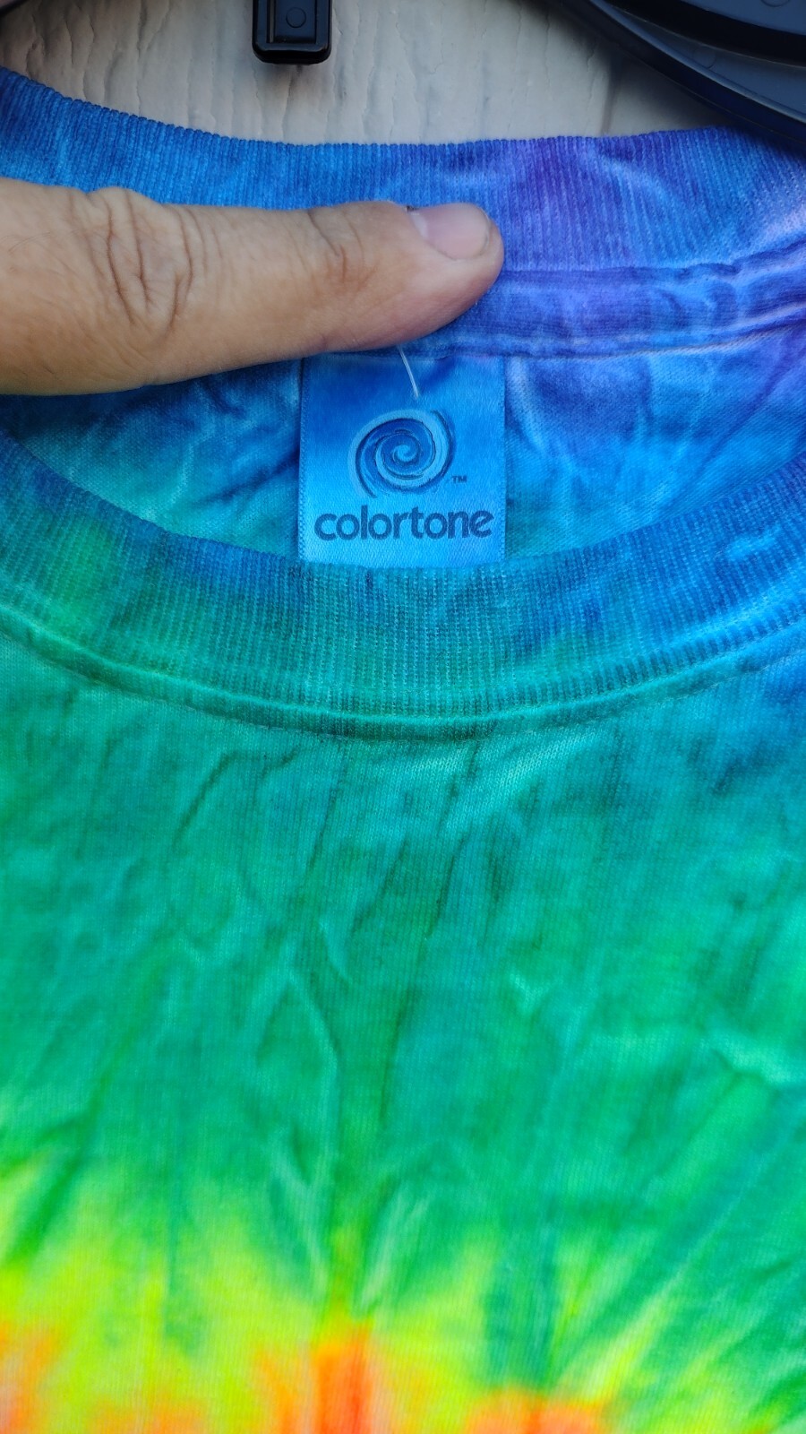 Colortone Tie Dye TD950 Adult 2XL Dyed Stylish T-Shirt Rainbow Color Burst gallery