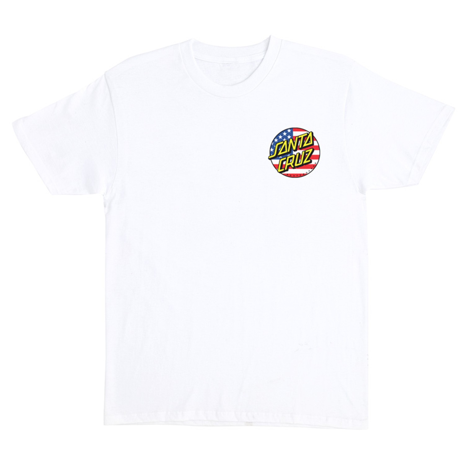 Santa Cruz Skateboards Shirt July 4th Dot V2 White gallery