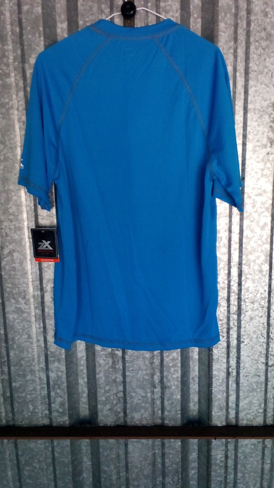 Zeroxposur T-Shirt Mens L Blue UPF50+ Sun Protection Stretch Rash Guard New gallery