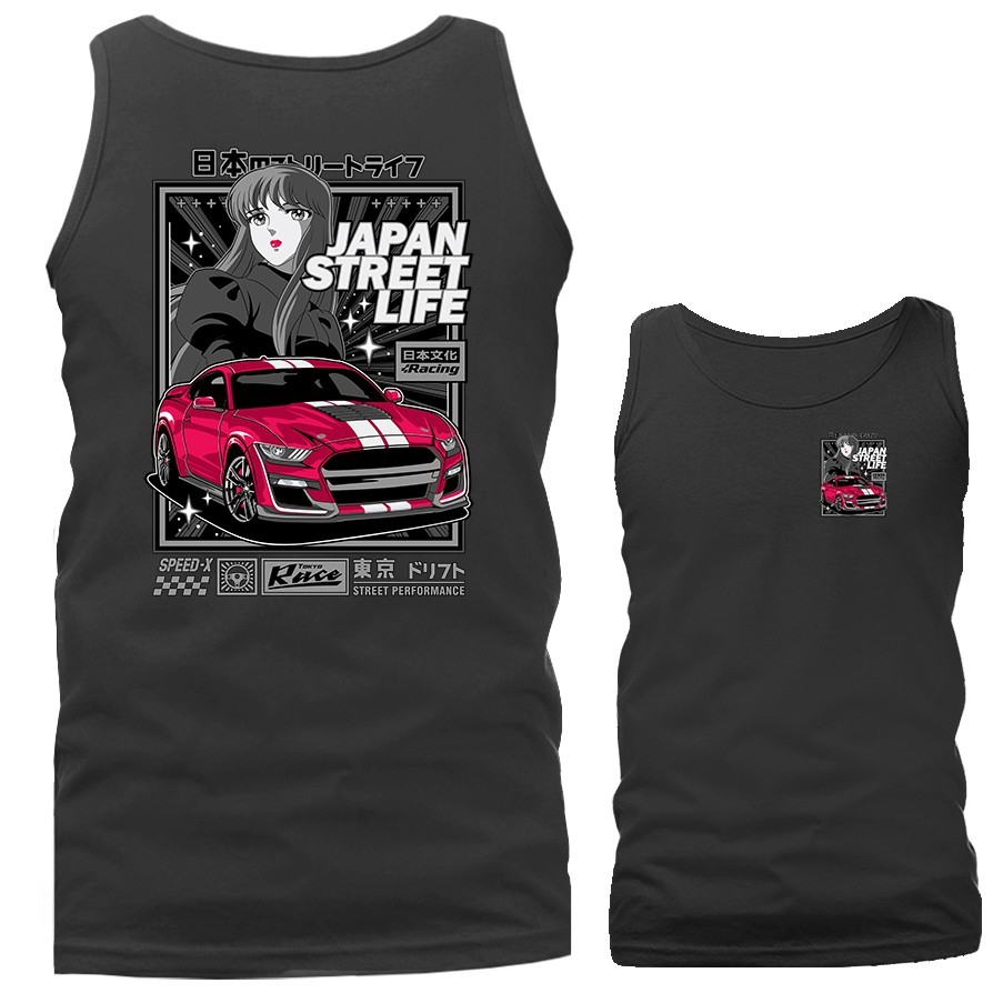 Japan Street Life Streetwear Imported Tuned Custom JDM Sports Car Tank Top gallery