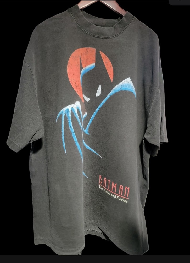 Batman Animated Series ON A SHAKA HEAVYWEIGHT GARMET DYED T SHIRT “MODERN”