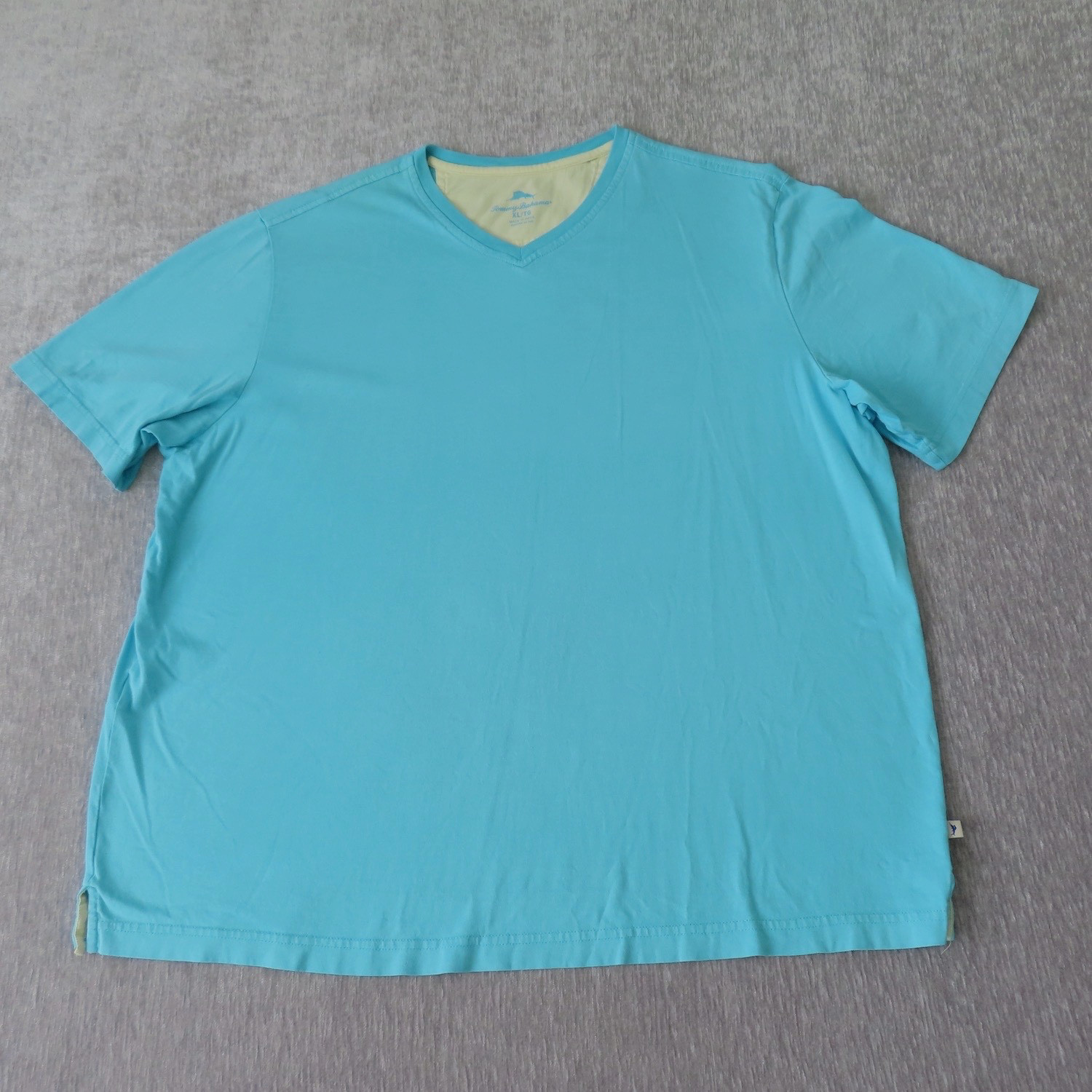 Tommy Bahama Shirt Men XL Blue Pima Cotton Bali High Tide V-Neck T-Shirt Outdoor gallery