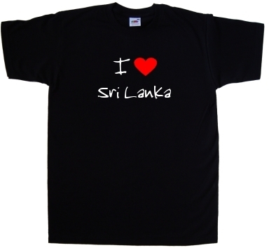 I Love Heart Sri Lanka T-Shirt gallery