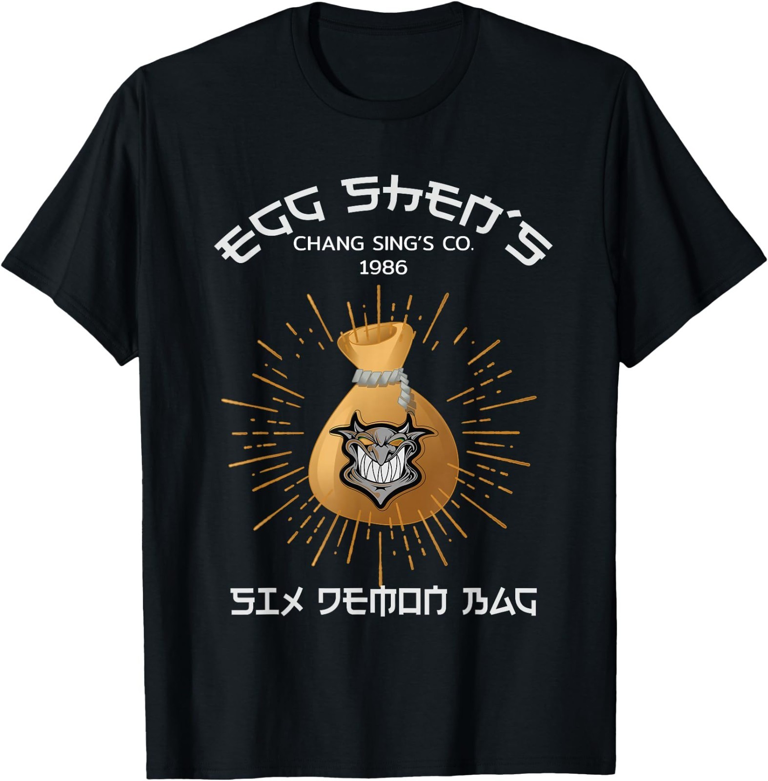 Cool T-Shirt – Egg Shen’s Six Demon Bag Tee T-Shirt
