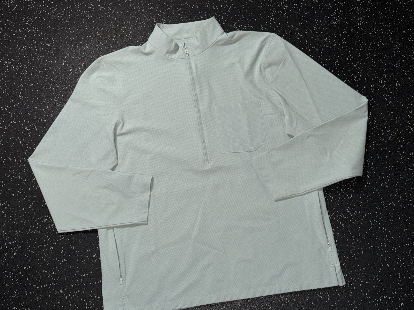 Lululemon Woven Air Half Zip Pullover Men Jacket X-Large Green Performance gallery