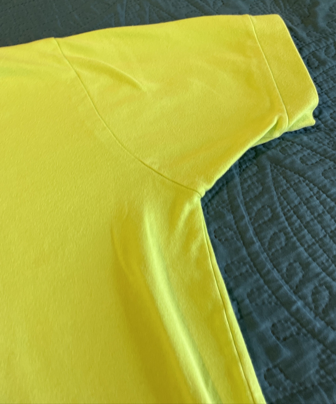 VINTAGE 90'S LIME GREEN SHIRT, HIGH NECK, SAN FRANCSICO CITY STREETS L gallery