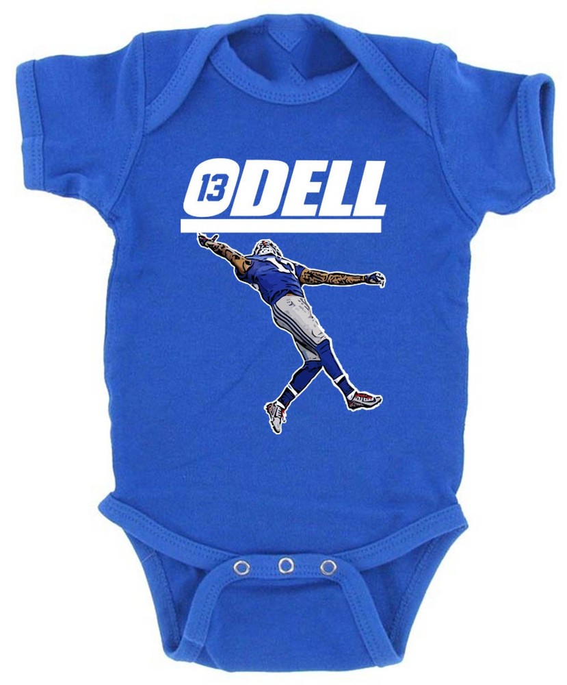 Odell Beckham Jr Giants Catch Creeper Romper One Piece BABY 6 Month