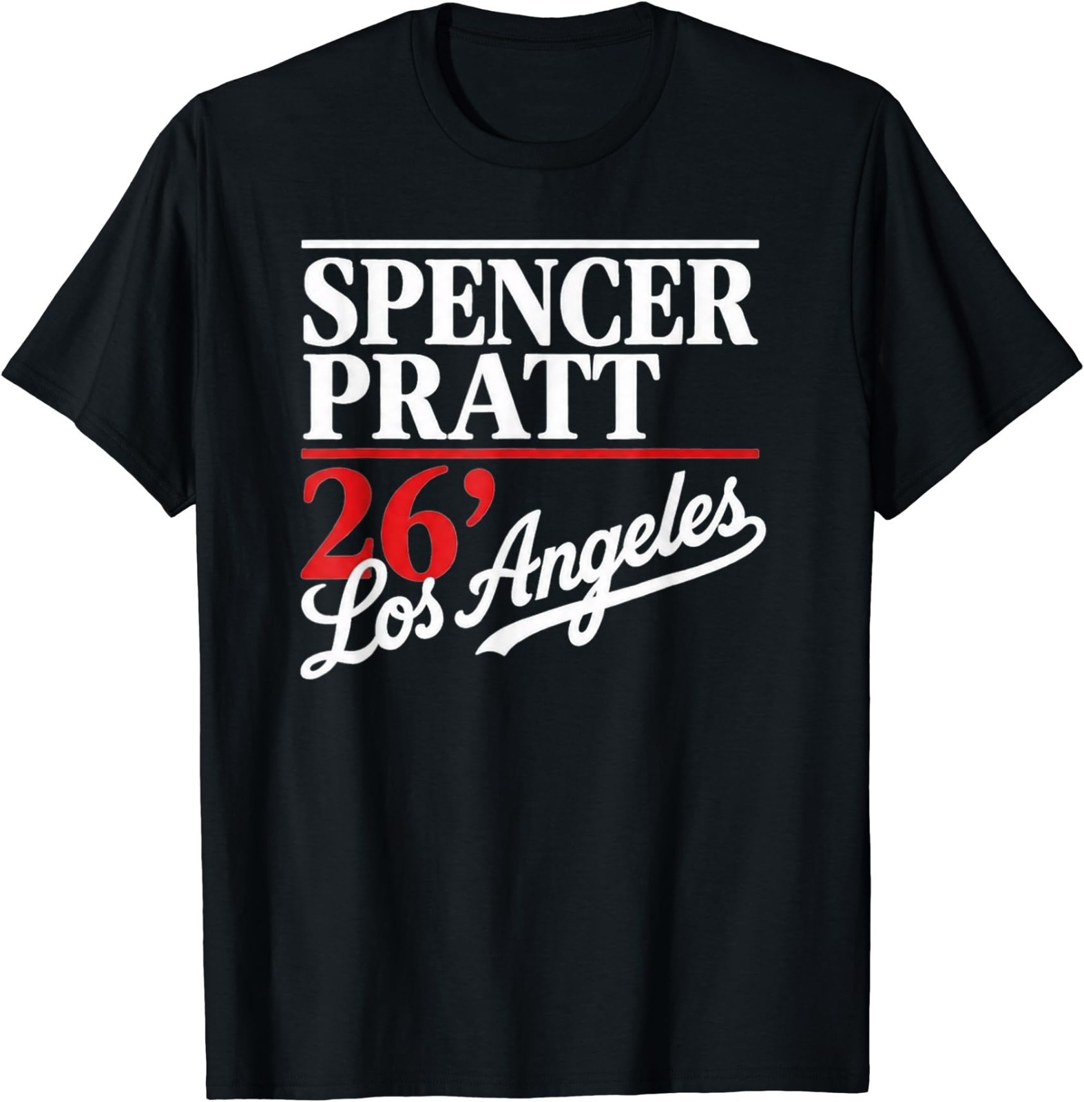 Spencer Pratt for LA Mayor California Vibes Design T-Shirt T-Shirt gallery