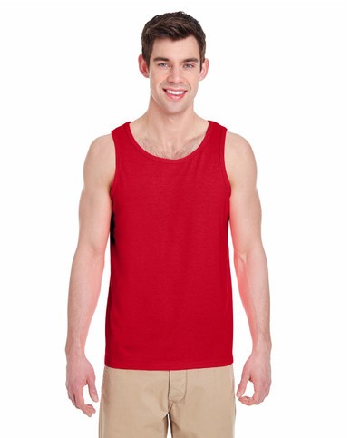 Gildan Men's Heavy 100% Cotton Tank Top Plain Tee Muscle Gym Sleeveless 5200 gallery