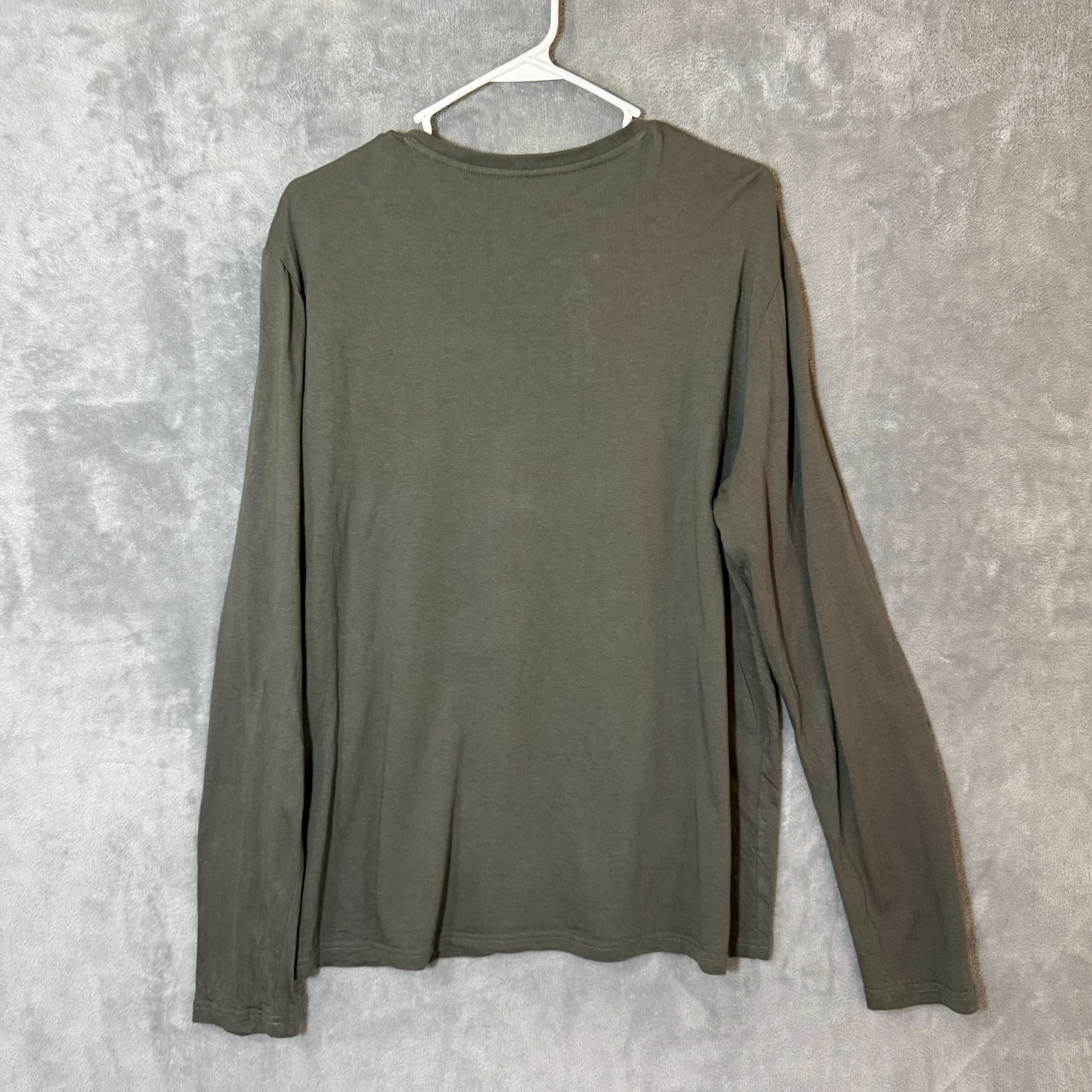 Free Fly Bamboo Flex Henley Mens Large L Olive Green Long Sleeve Fishing Shirt gallery