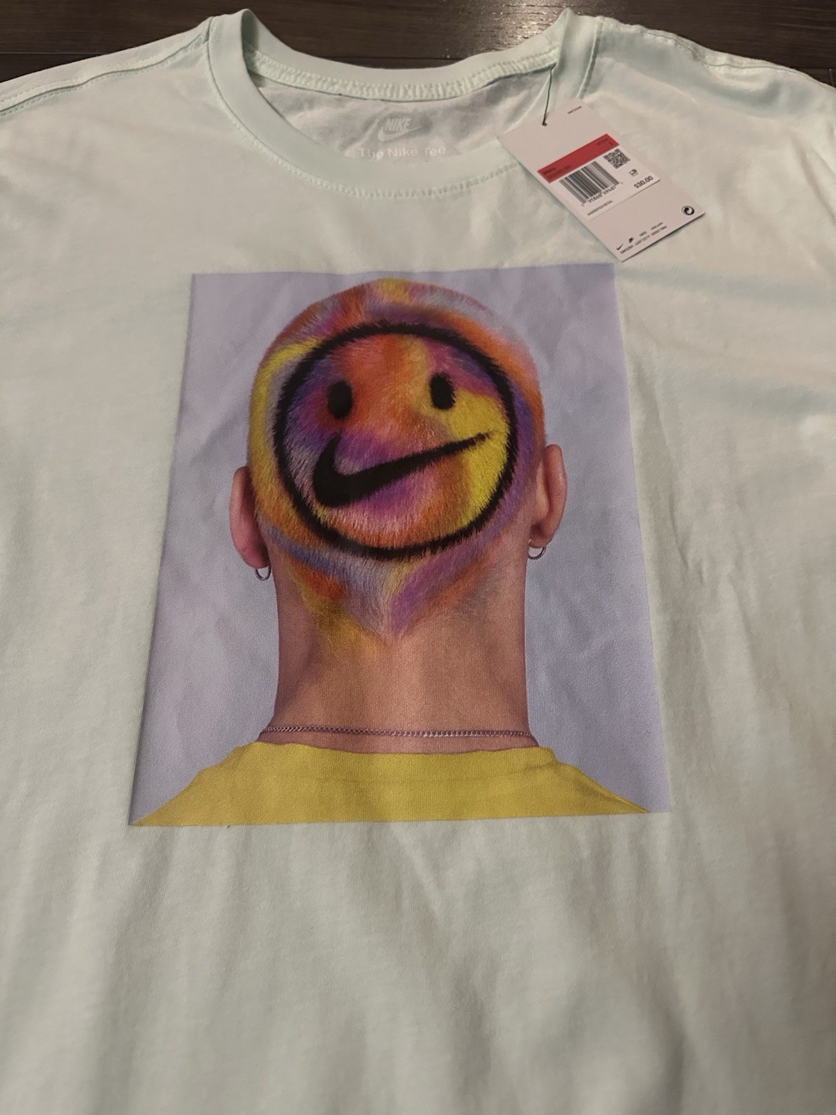 Nike J. Balvin Smiley Face Have a Nice Day T-Shirt DQ1080-394 Mens XXL NWT gallery