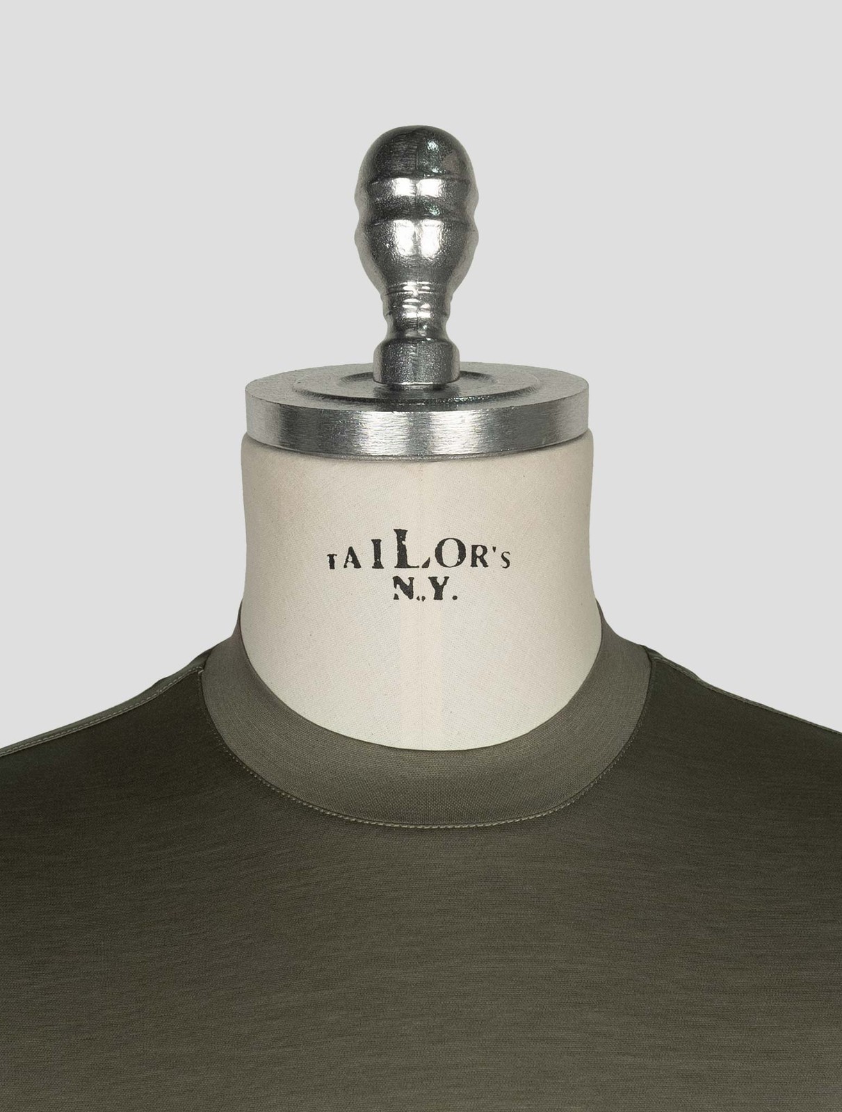 NEW RICHARD SMITH TAUPE LORO PIANA COTTON T-SHIRT EU 56 - US 46 - 2XL RS3 gallery