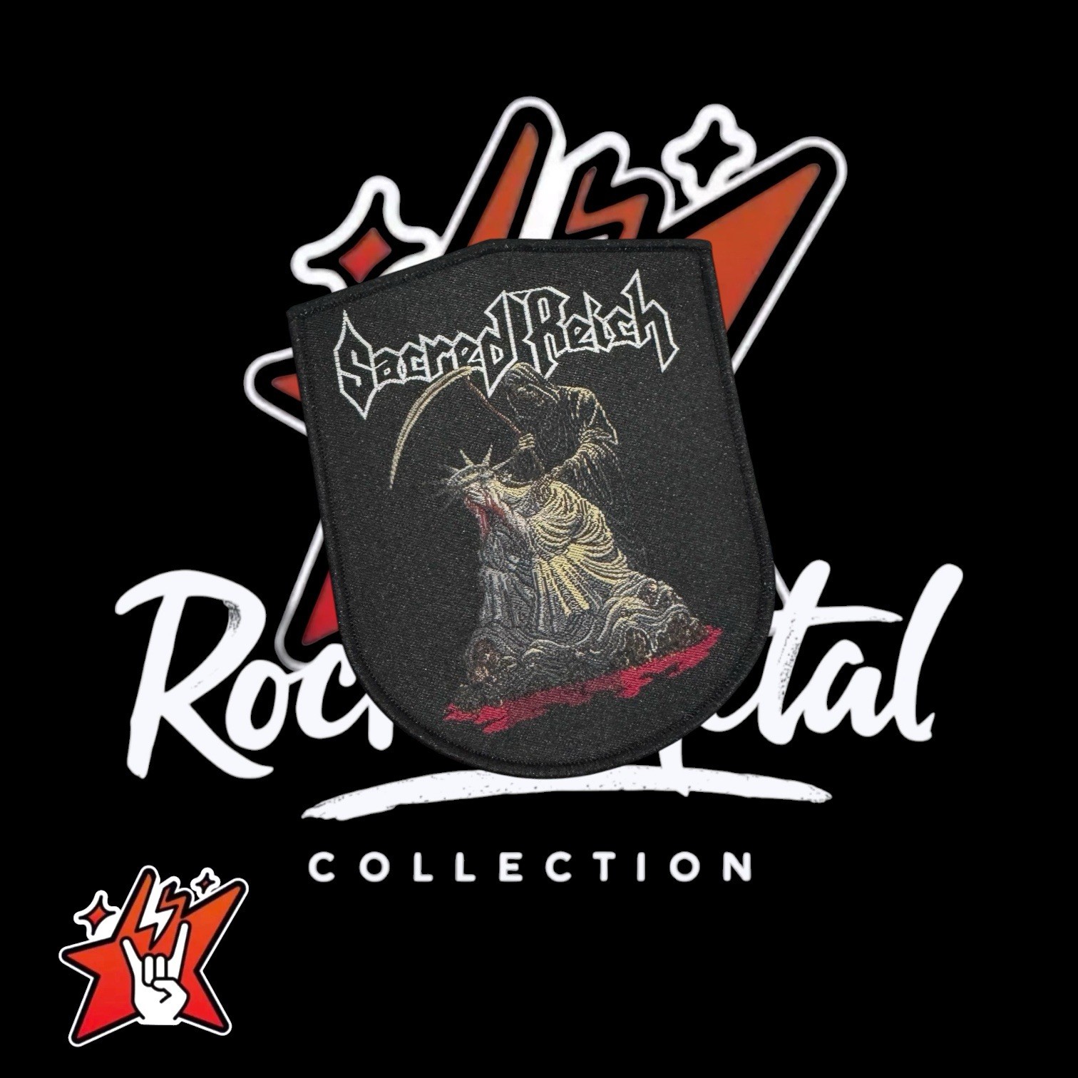 Sacred Reich Official Exclusiv Woven Patches Black Sabbath Judas Priest Slayer gallery