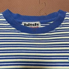 Bitch Skateboard bitch Vintage Border T-shirt Skater