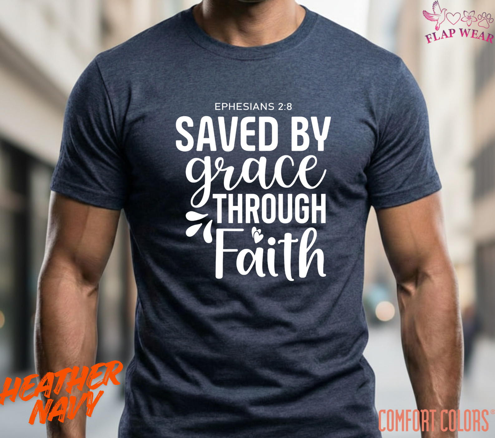 Unisex Saved By Grace Throu T-Shirt, Men T shirt,Women T shirt Gift ReligionTop gallery
