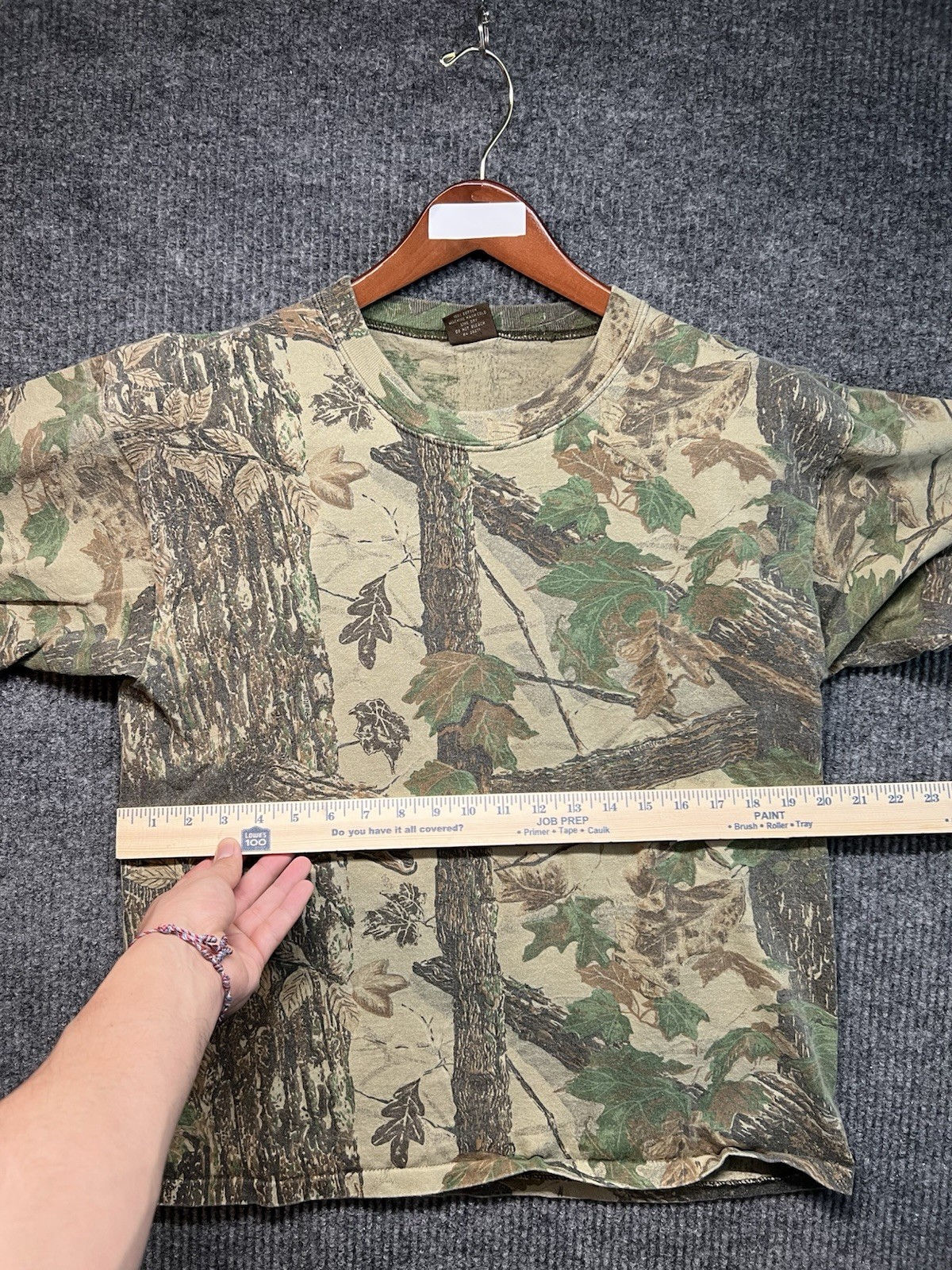 Vintage Realtree Camo Single Stitch T Shirt Size Large Made In USA Hunting gallery