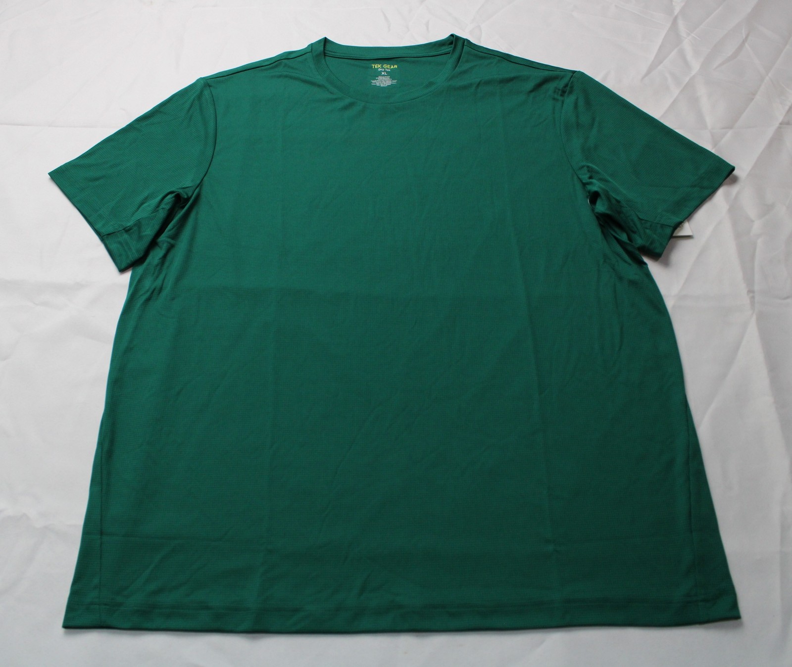 Tek Gear Men’s Short Sleeve Crewneck Dry Tek T-Shirt JT8 Green Size XL NWT