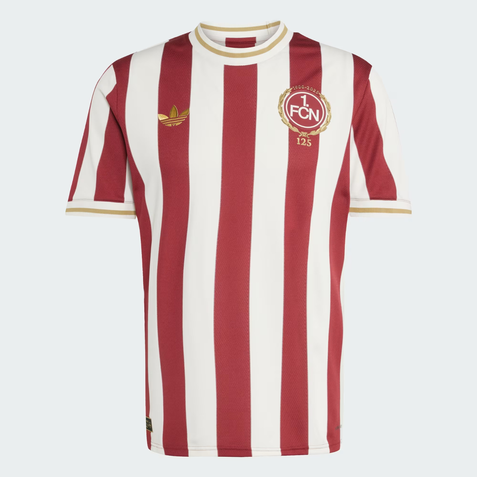 adidas 1. FC Nurnberg Anniversary JG6350 Noble Maroon/Chalk White Unisex Jersey gallery