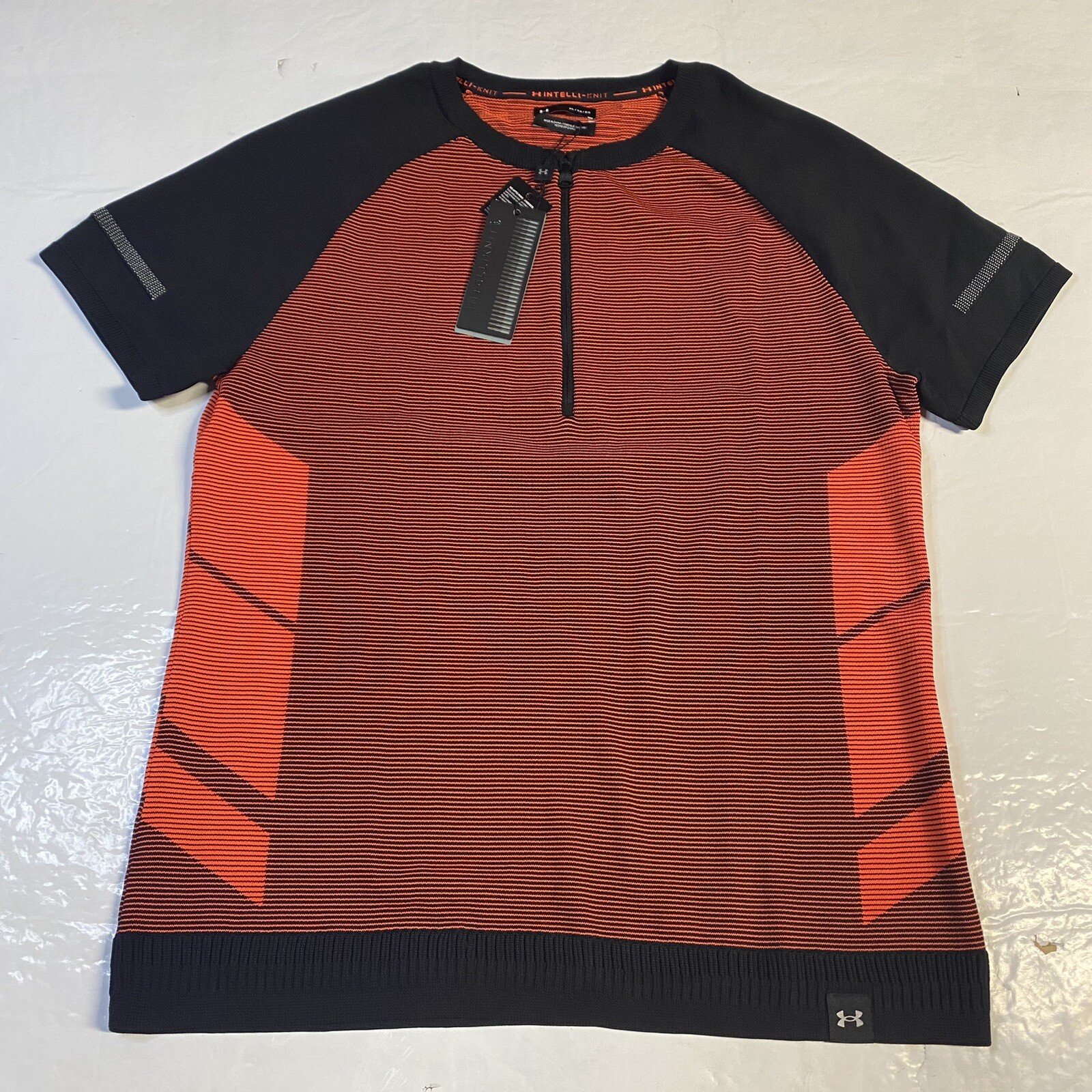 Under Amour Intelli-Knit Men Running Shirt Medium Half Zip 1366503 Free Shipping
