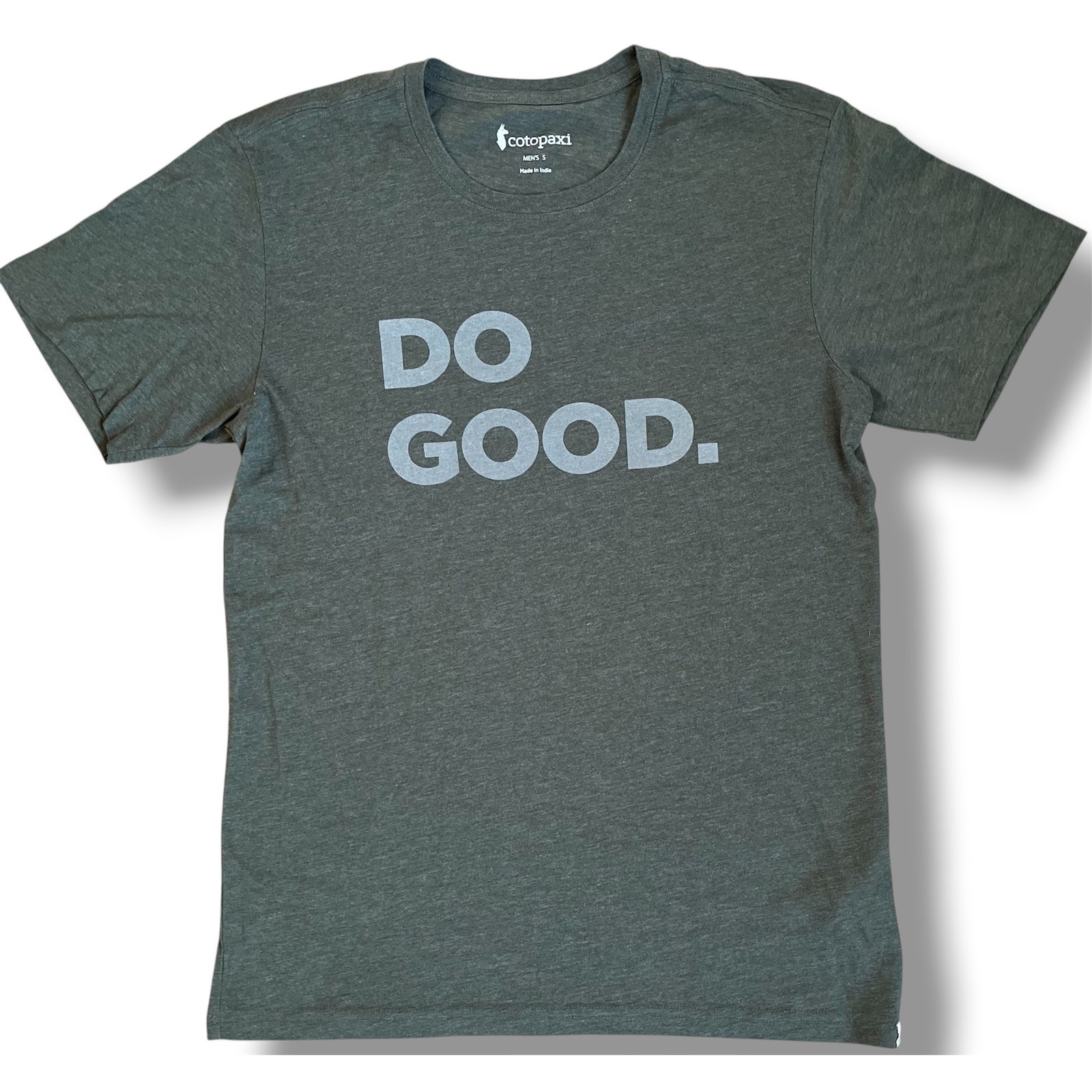 Cotopaxi Do Good Graphic T-Shirt Mens Small Heather Grey Short Sleeve Crewneck gallery