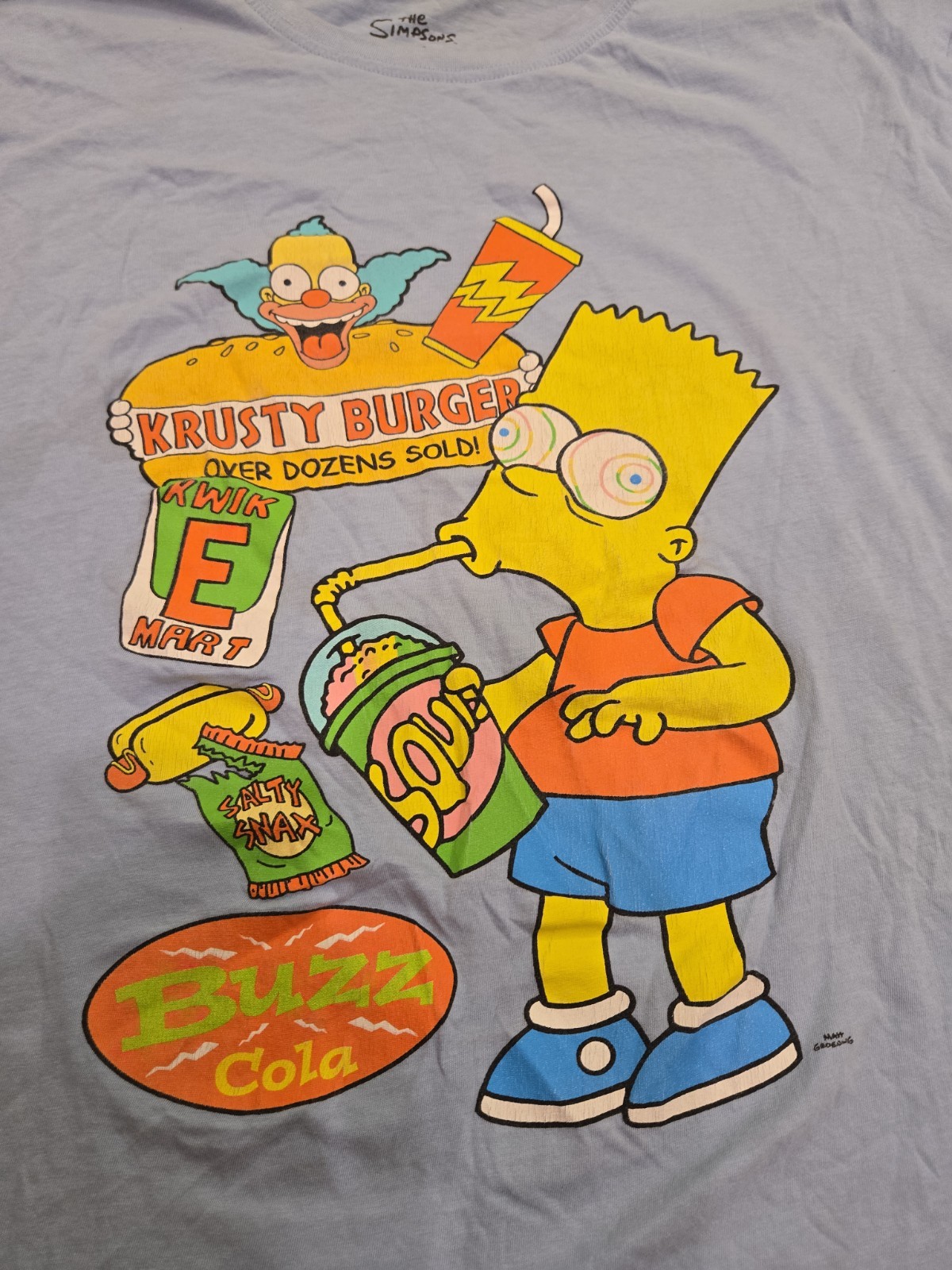 Vintage The Simpsons Bart T-Shirt Mens Large Graphic Tee Cartoon gallery