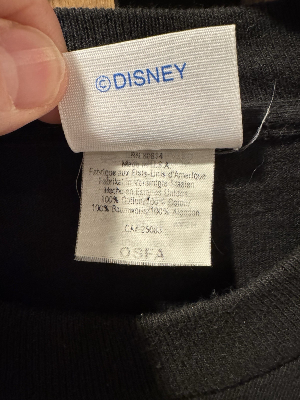 VINTAGE Disney Beauty And The Beast Movie Promo Shirt Size OSFA gallery
