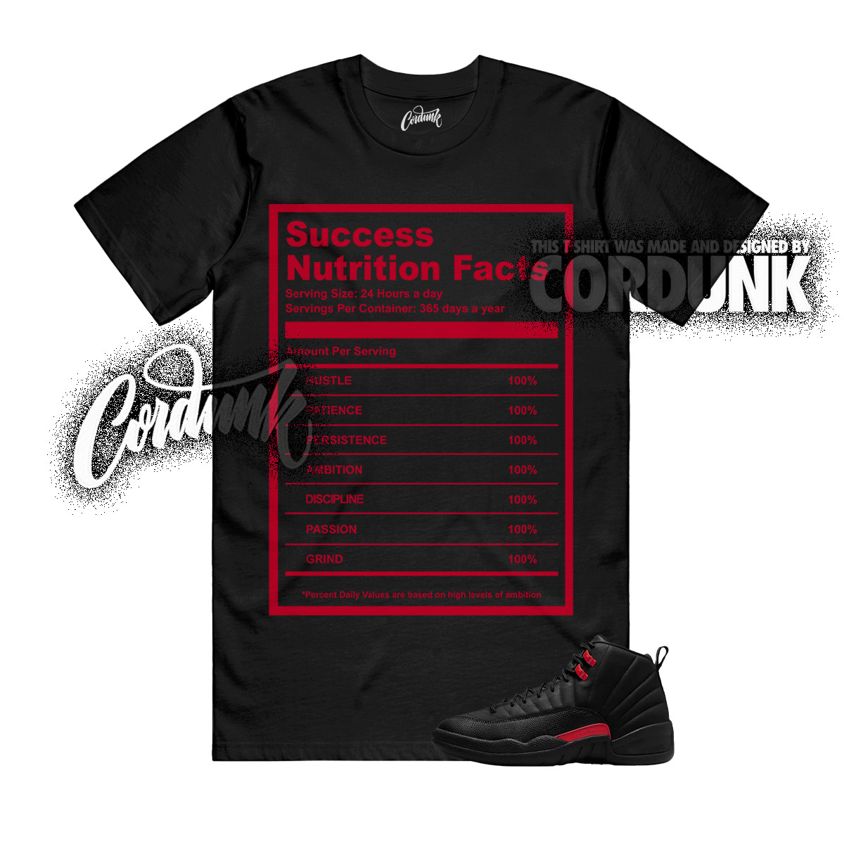12 Bloodline Varsity Red University 2026 T Shirt Match SUCC