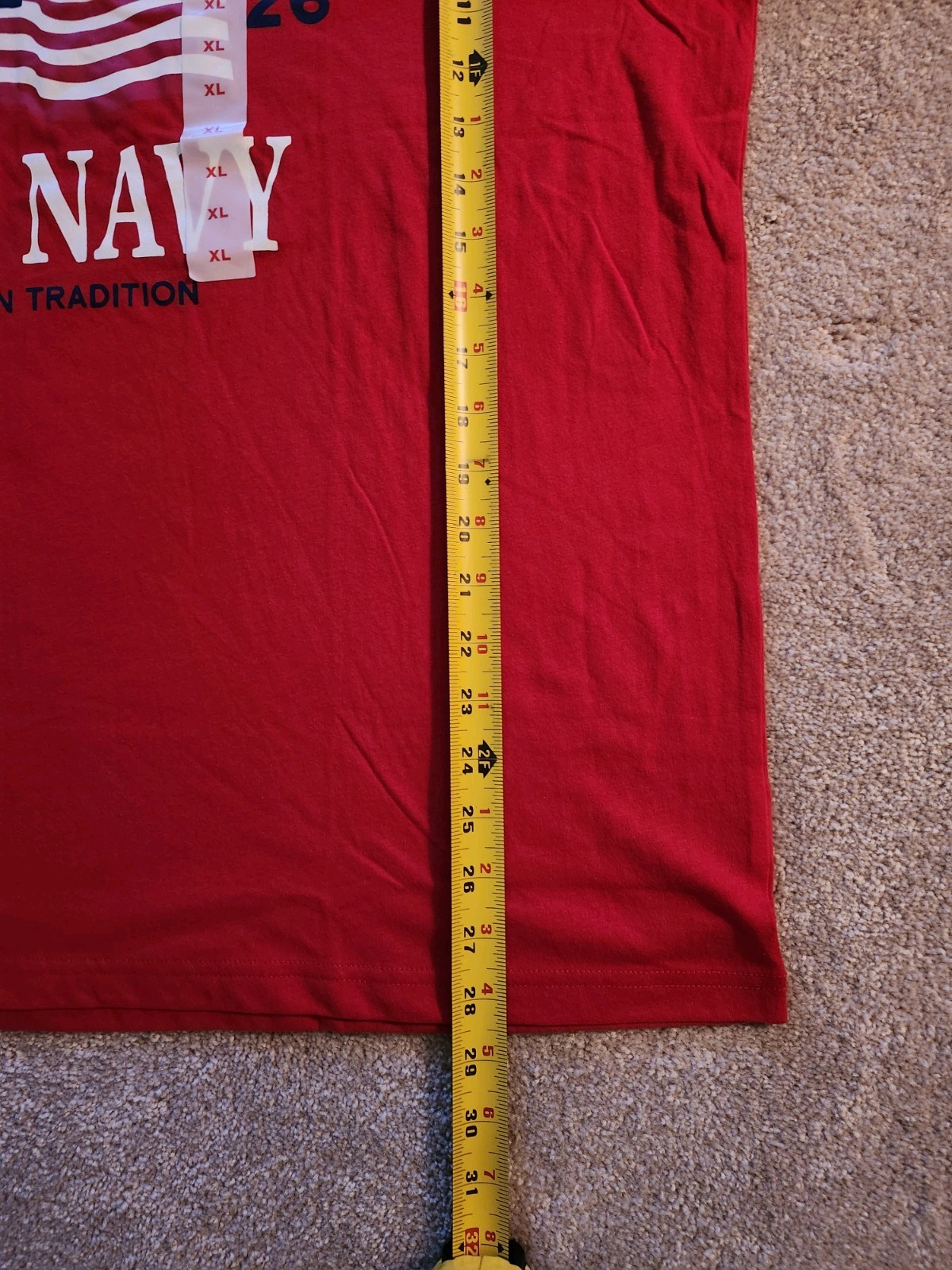 Old Navy Men's XL Red July 4th 2026 Flag T-shirt 250th Anniversary Short Sleeve gallery