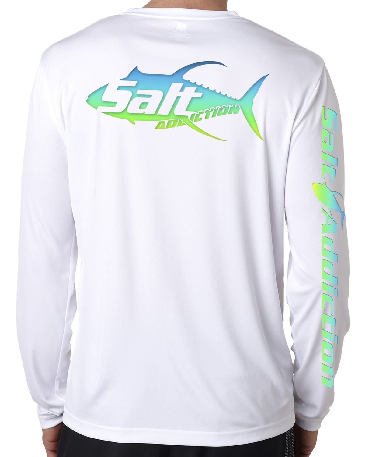 Salt Addiction T shirt long sleeve microfiber ocean fishing apparel Uv 50+ gallery