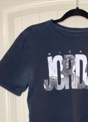 Air Jordan Men’s T-Shirt Sz Medium Black Cotton Michael #23 Basketball