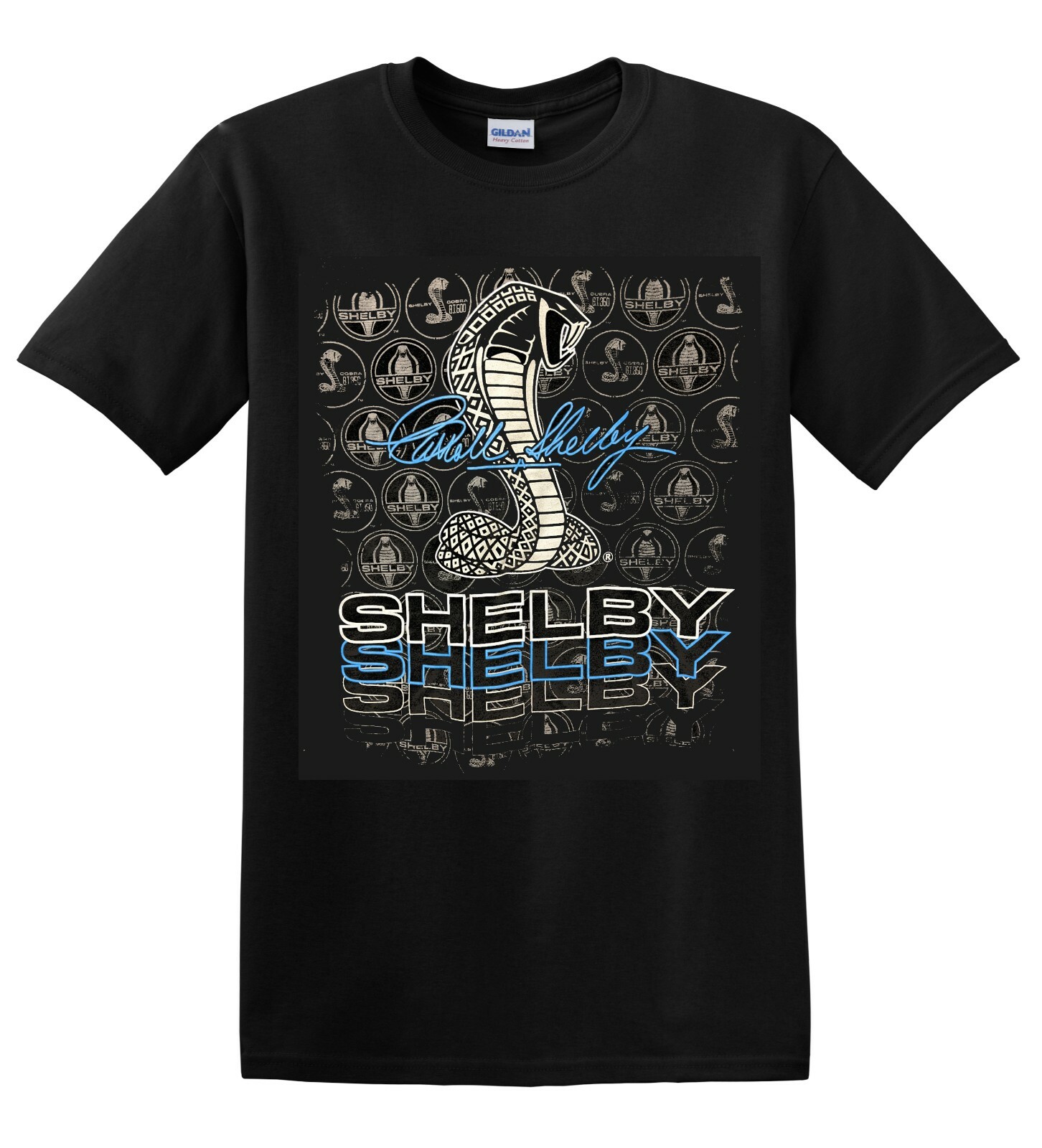 David Carey Ford Shelby Carroll Triple Threat Cobra Mustang Cars T Shirt 48666 gallery