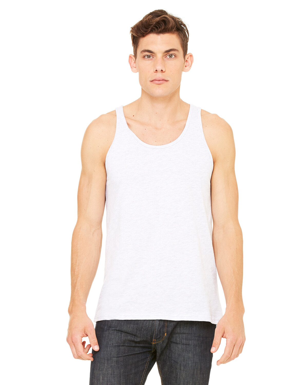 Bella + Canvas Unisex 100% Combed & Ringspun Cotton Jersey Tank Tee 3480 XS-2XL gallery
