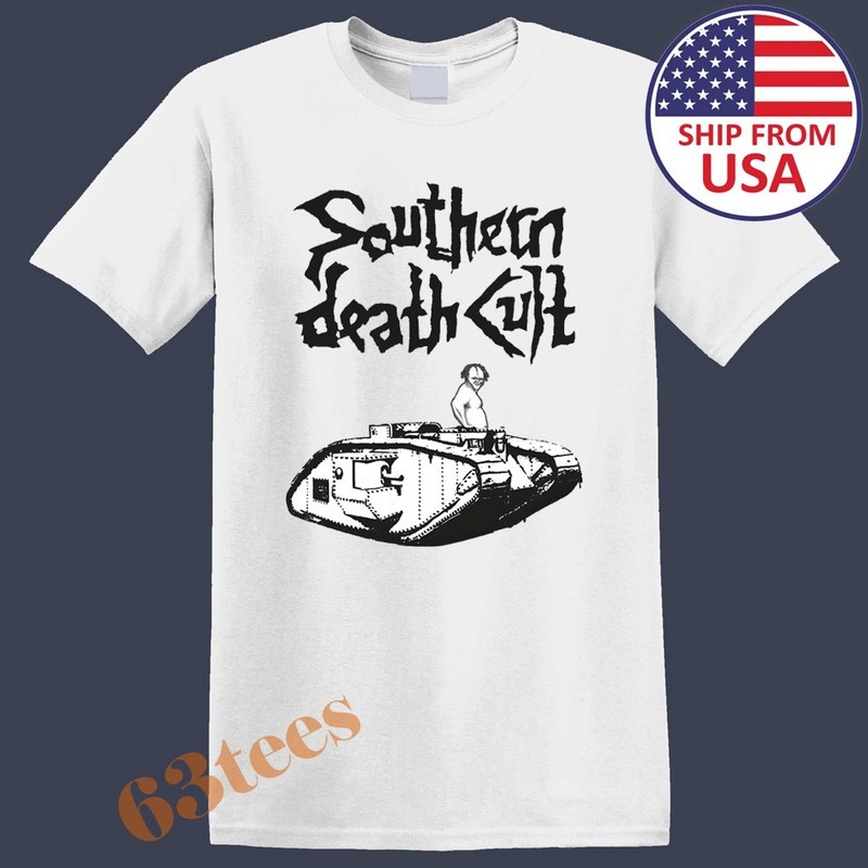 Southern Death Cult Tank 1981 Men’s White Size S to 5XL