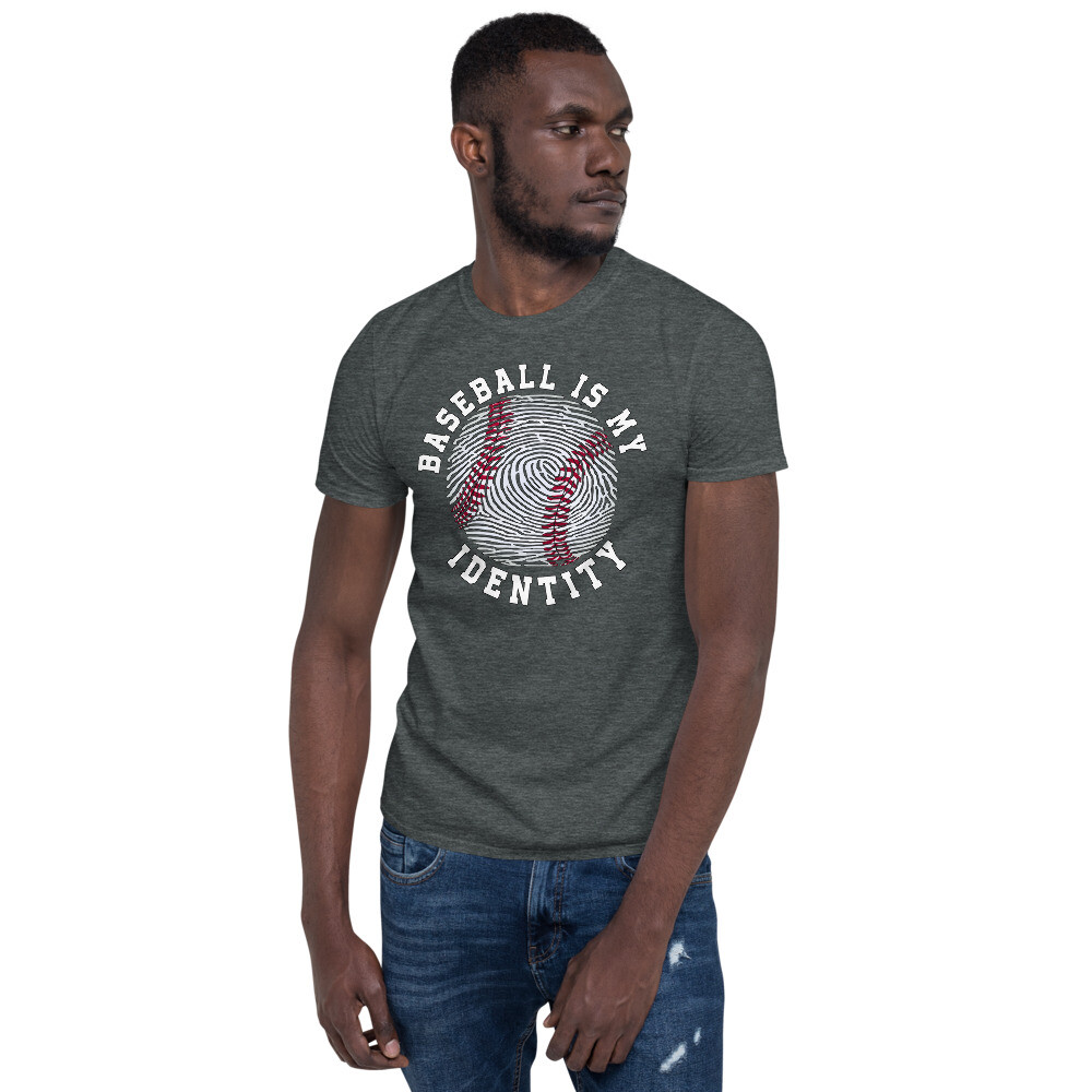 BASEBALL IS MY IDENTITY SPORTS PASSION Short-Sleeve Unisex T-Shirt gallery