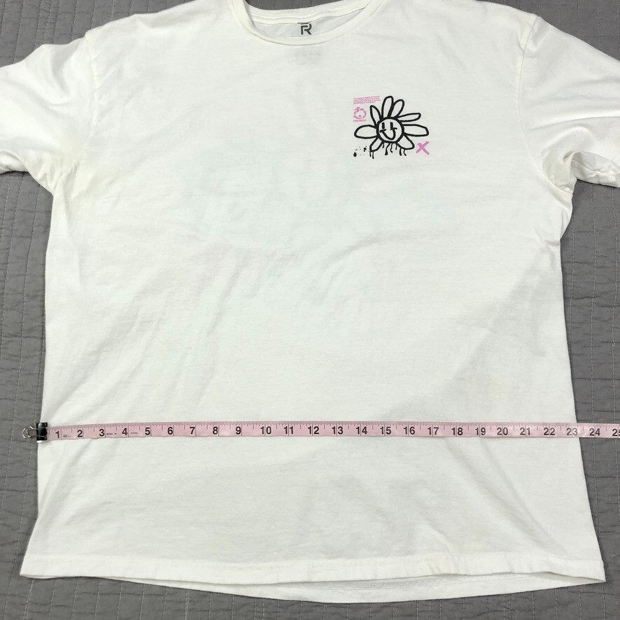 FKN Rich T Shirt Men XL White Graffiti Streetwear Modern Art Summer Collection gallery