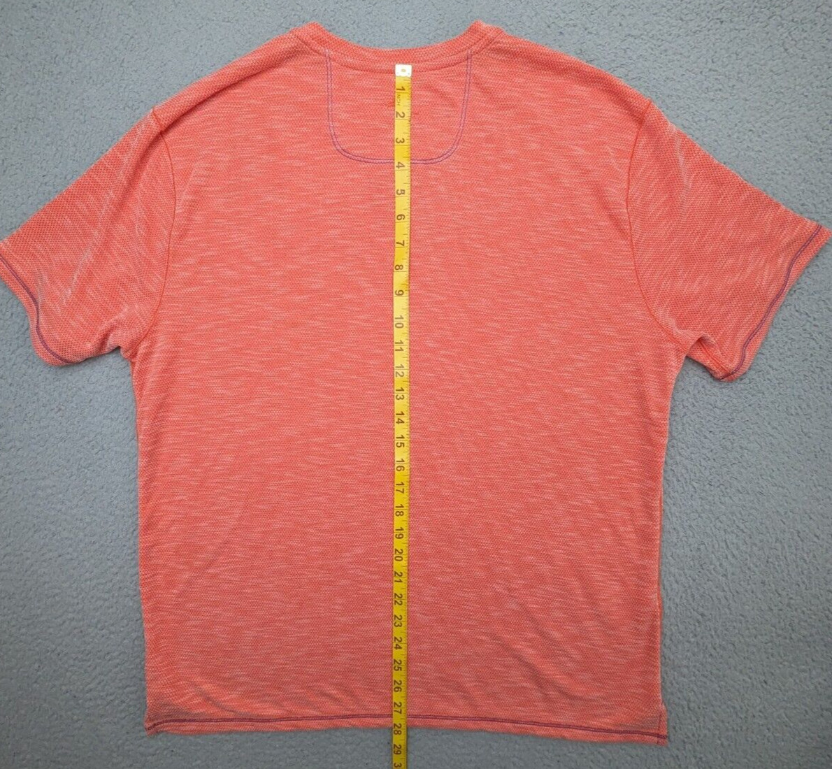 Tommy Bahama T-Shirt Mens Large Coastal Crest Coral SS V-Neck Logo Marlin $79 gallery