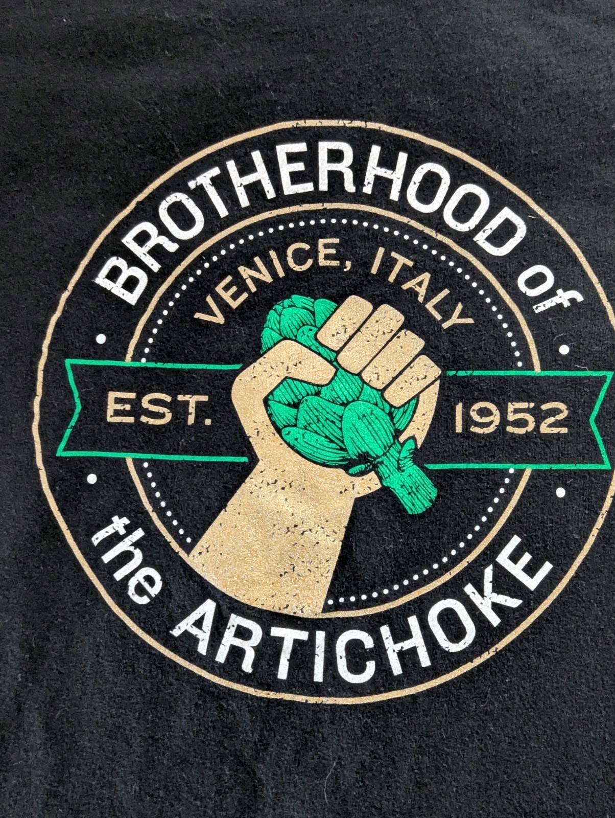 CYNAR 70 PROOF BROTHERHOOD OF THE ARTICHOKE BLACK SHIRT SIZE MEDIUM NEXT LEVEL gallery
