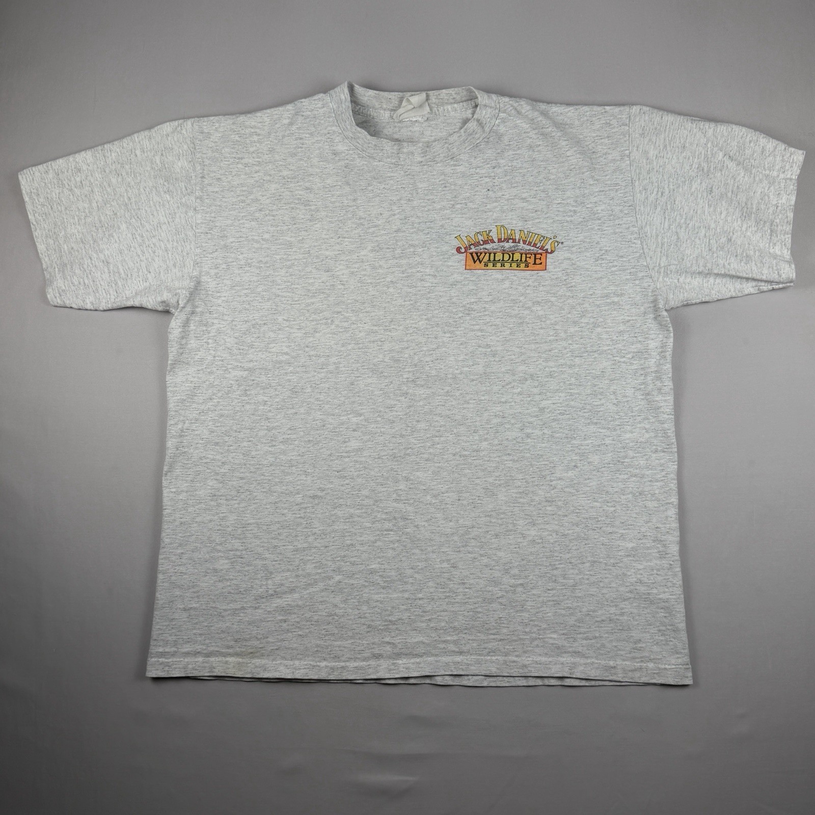 Vintage Jack Daniel's Wildlife Series Timber Wolf T Shirt Gray Single Stitch XL gallery