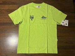 Aime Leon Dore ALD/New York Mets Unisphere Tee Acid Lime Logo T-Shirt XS Queens