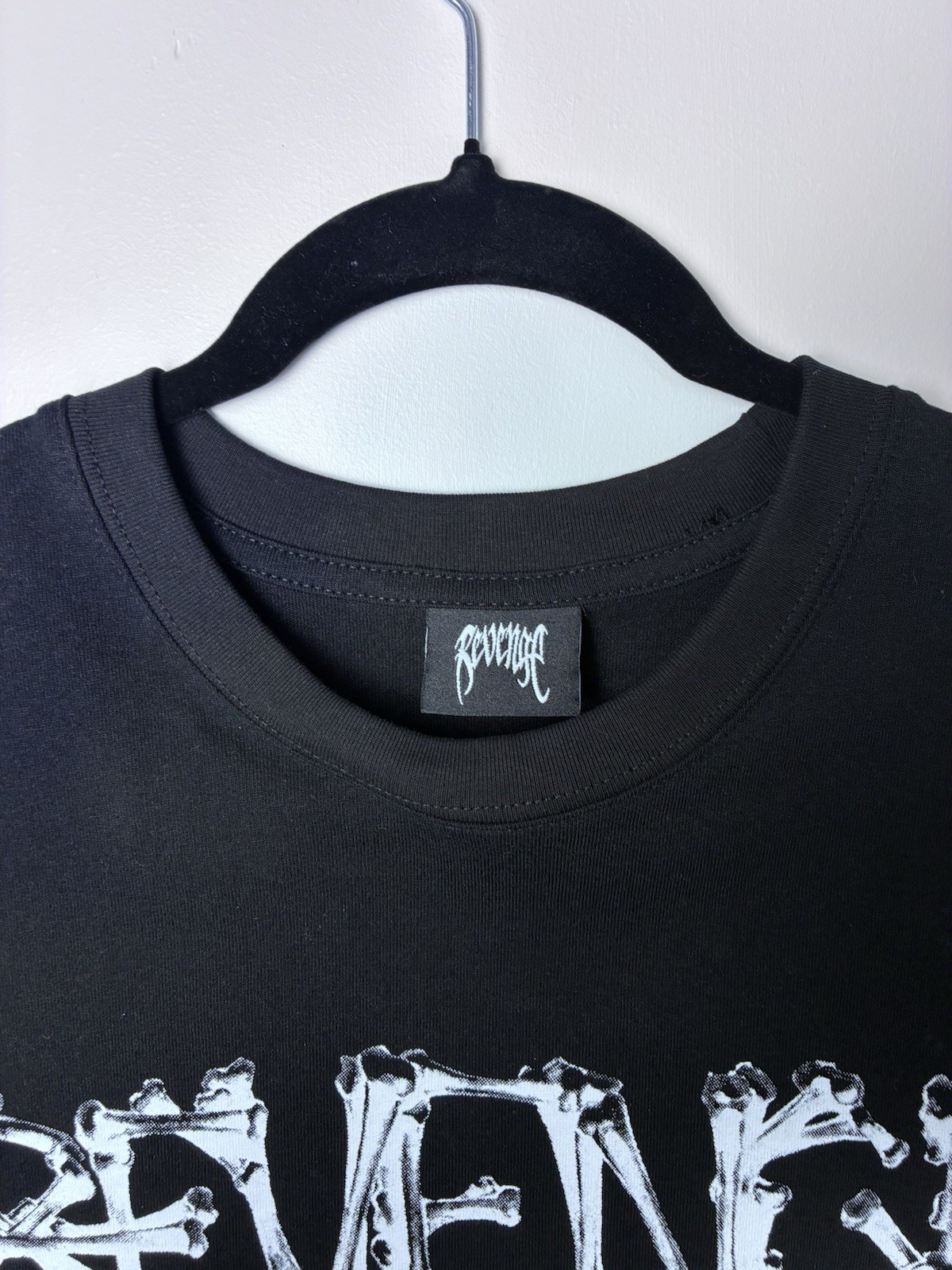 Black Revenge x OTF Lil Durk X-Ray Bones T-shirt - Size M - USA Made - VGC! gallery
