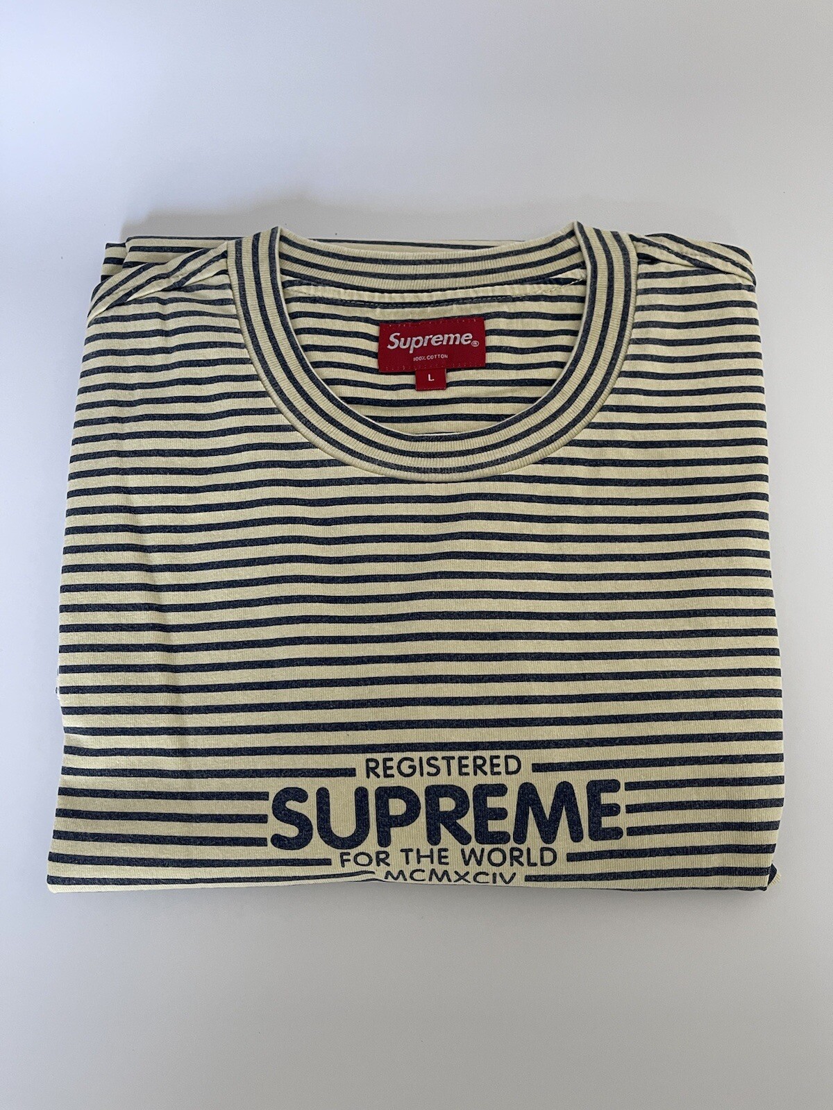 Supreme Microstripe Long Sleeve Shirt