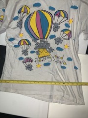 Vintage 80’s Floating Around Australia T Shirt Hot Air balloon Koala Bear